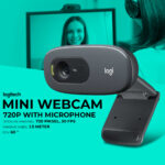 Webcam Laptop PC Logitech Eksternal Kamera Kamera External Logitech C270 Webcam HD 720p untuk Windows Mac OS & Chrome OS