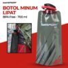 TaffSPORT Botol Minum Lipat Camping  Kemah Mendaki Hiking Umroh Haji Drinking Bottle 700ml BPA Free