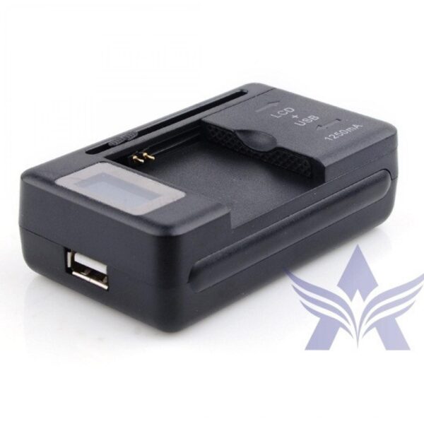 Charger Kodok Universal Desktop Baterai HP Kamera Digital Digicam Charger Baterai Universal USB Battery Dock with LCD Display - Gambar 5