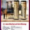 Flat Top Baterai Batere Battery 18650 Mitsuyama MS-18650 9600 mAh 3.7v Senter Kepala Swat Kipas Power Bank Original Batre Charger Batrei Batrai - Gambar 3