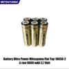 Flat Top Baterai Batere Battery 18650 Mitsuyama MS-18650 9600 mAh 3.7v Senter Kepala Swat Kipas Power Bank Original Batre Charger Batrei Batrai - Gambar 2