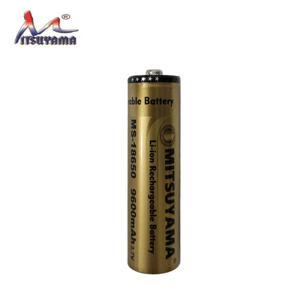 Top Button Baterai Batere Battery 18650 Mitsuyama MS-18650 9600 mAh 3.7v Senter Kepala Swat Kipas Power Bank Original Batre Charger Batrei Batrai - Gambar 2
