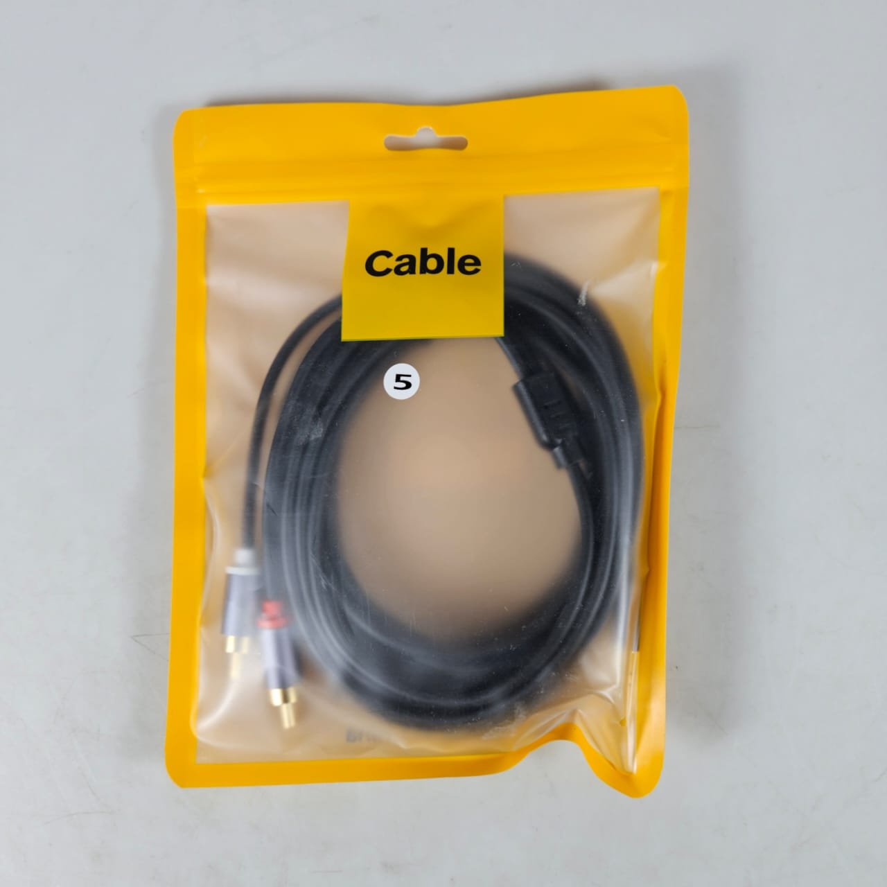 FONKEN Kabel Audio AUX 3.5mm Male to 2 RCA Male 5 Meter HiFi Stereo Tembaga 4N 99.99% TPE untuk Speaker Amplifier Home Theater TV Smartphone Tablet Audio Mobil dan Perangkat Musik Digital - Gambar 7