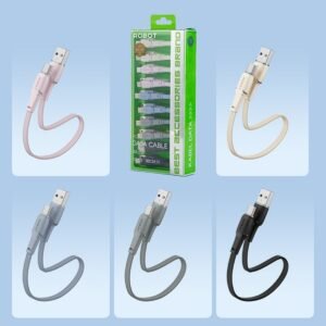 ROBOT RC30 Kabel Data USB to Type C 30cm 3A Fast Charging Kabel Charger Pendek untuk Power Bank Original - Gambar 6