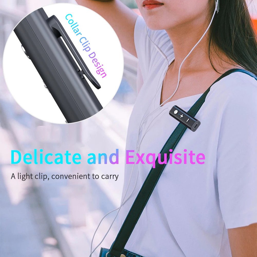 ESG Adaptor Bluetooth Receiver 5.0 BT001 3.5mm AUX Audio Wireless untuk Headphone Earphone Speaker Mobil dan Perangkat Audio Jack 3.5mm Baterai 110mAh Durasi 4-5 Jam Jarak Transmisi 8-10M A2DP - Gambar 8