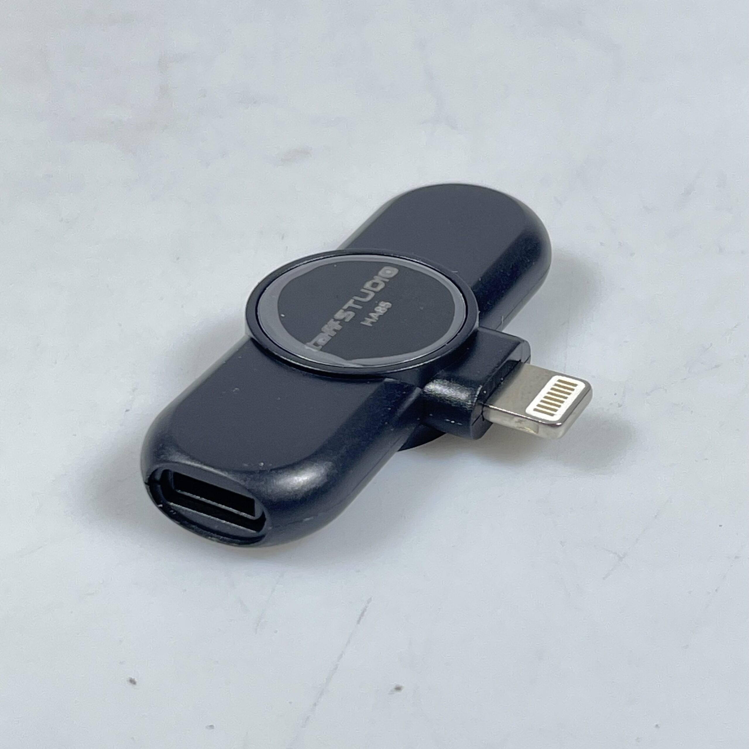 TaffSTUDIO HA85 Single iPhone Wireless Microphone Clip On Lavalier Lightning Mic 2.4GHz Noise Reduction Omnidirectional Mikrofon Nirkabel untuk Vlog Live Streaming Podcast Interview Rekaman Konten Video Jarak 20 Meter - Gambar 4