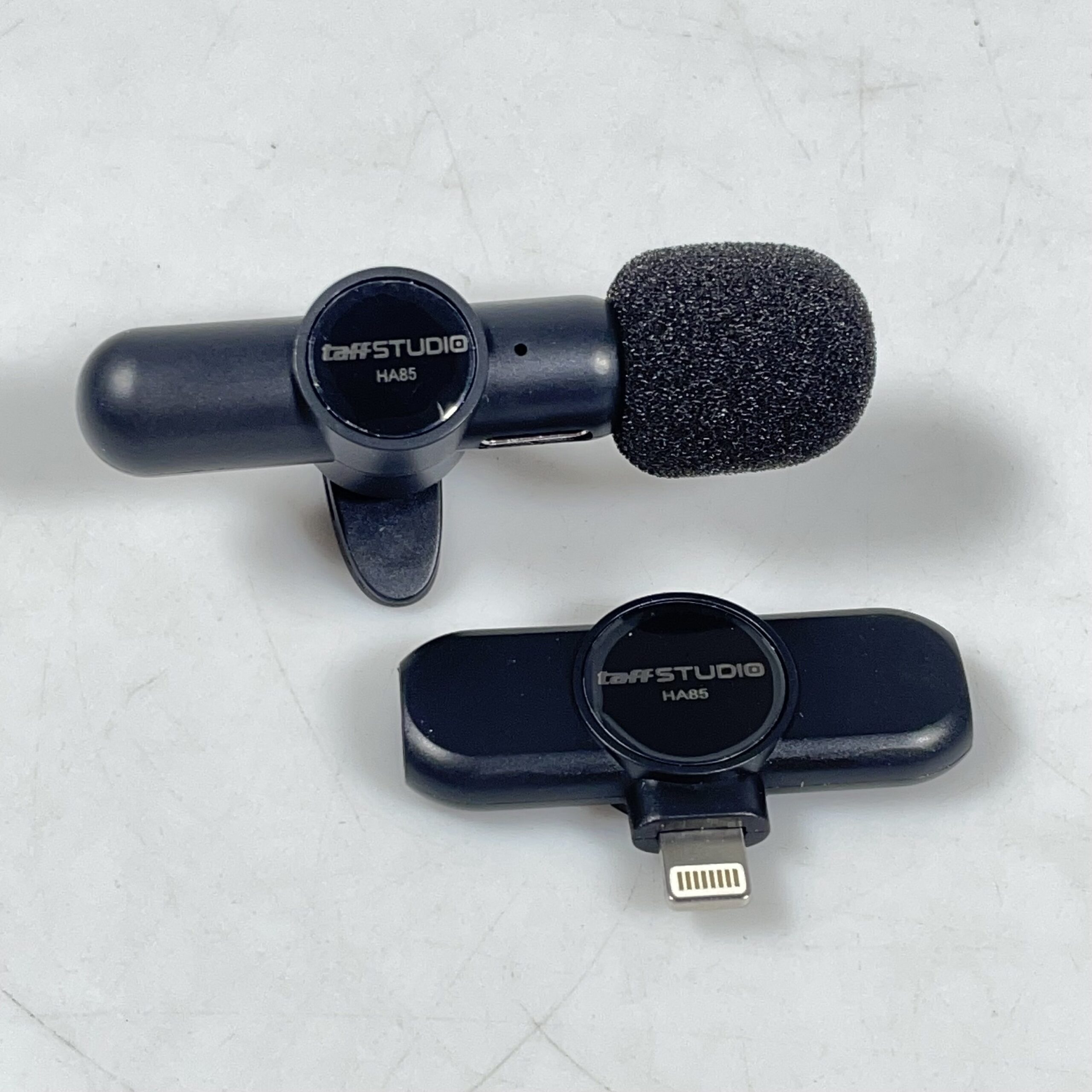 TaffSTUDIO HA85 Single iPhone Wireless Microphone Clip On Lavalier Lightning Mic 2.4GHz Noise Reduction Omnidirectional Mikrofon Nirkabel untuk Vlog Live Streaming Podcast Interview Rekaman Konten Video Jarak 20 Meter - Gambar 5