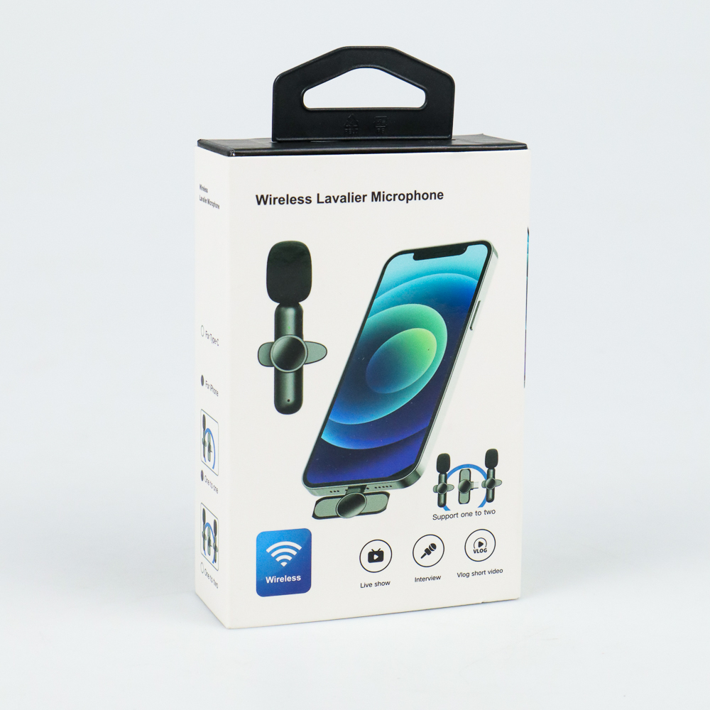TaffSTUDIO HA85 Single iPhone Wireless Microphone Clip On Lavalier Lightning Mic 2.4GHz Noise Reduction Omnidirectional Mikrofon Nirkabel untuk Vlog Live Streaming Podcast Interview Rekaman Konten Video Jarak 20 Meter - Gambar 7
