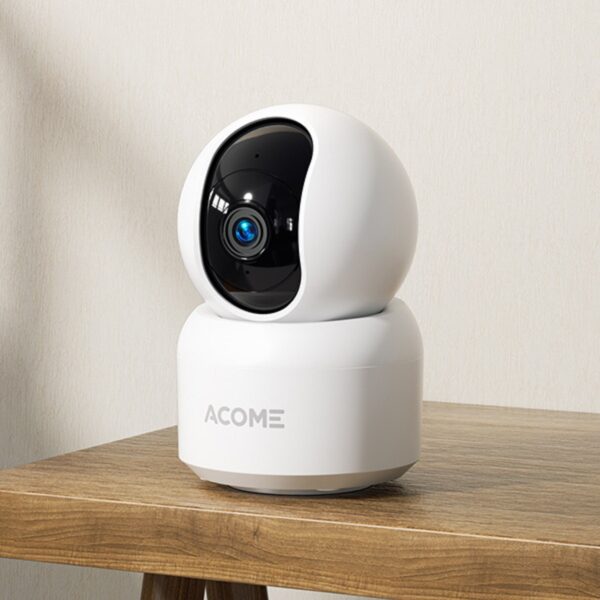 ACOME APC01 Smart CCTV IP Smart Wifi Pan Tilt Camera Kamera Home Rumah 3MP Full HD Indoor Motion Detection Tracking Two Way Audio 360°