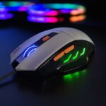 GAMEN GM300 Gaming Mouse Gaming Murah Mous Mause Mose Geming Game Kabel USB PC Komputer Laptop 7200DPI 7200 DPI LED RGB Black