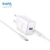 RAPATech CH4131 Travel Charger Power Lite II 12W  Fast Charging dengan Smart IC Protector & Kabel USB-A to Type-C Type C 5V 2.4A - Gambar 3