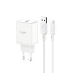 RAPATech CH4125 Travel Charger Power Lite II 18W QC18W Fast Charging dengan Smart IC Protector & Kabel USB-A to Micro USB 5V 3A
