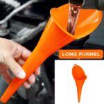 Carzkool Nozzle Corong Air Minyak Bensin Long Mouth Funnel - XMO755 Corong Isi Oli Motor Mobil Corong Bahan Bakar Pertalite Solar Air Panjang Funnel Corong Isi Ulang Minyak Corong Plastik Serbaguna Long Mouth Funnel Ganti Oli dan Air Bensin Praktis
