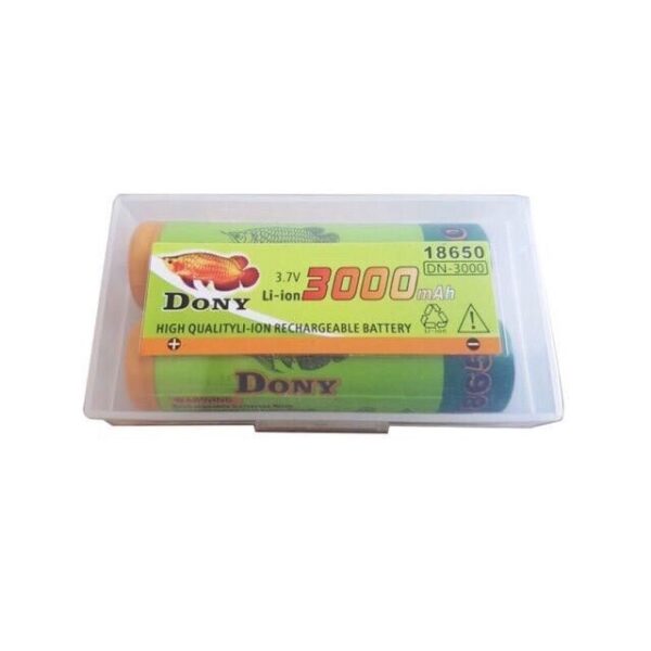 Baterai Senter Kepala Dony DN-3000 Cas Lithium Ion Rechargeable 18650 3.7v 3.7 Volt 3000 mAh - Gambar 2
