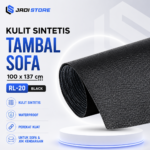 100 X 137 Hitam Kulit Sintetis Tambal Sofa Adhesive Leather Patch Waterproof Kulit Sintetis Sofa Tambal Sofa Robek Kulit Meteran Tambalan