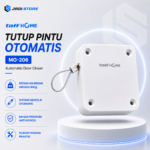 TaffHOME Tutup Pintu Otomatis Automatic Door Closer MO-206 800g Hidrolik Penarik Pintu Aluminium Kayu Plastik Metal Sliding Geser Anti Korosi Perekat Mudah Pasang untuk Rumah Kantor Ruang AC