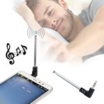 Antena Radio Portable Telescopic 3.5mm Jack 108MHz Antena Radio Portable Telescopic Jack 3.5mm FM Panjang Universal Mini Kecil Outdoor Antena HP Portable Antena FM 3.5mm Telescopic Antena Radio Handphone Antena FM Eksternal Antena Telescopic 108MHz