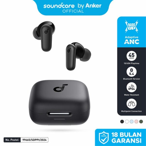 ANKER R50i NC A3959 TWS Anker Soundcore Full Bass Angker Headset Earphone Handsfree Bluetooth True Wireless Earbuds Anker Soundcore R50i Bass UP Active Noice Canceling A3959H11 A3959H21