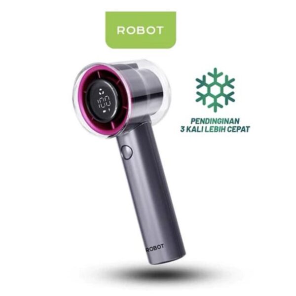 ROBOT RT-BF26 Handy Mini Fan Portable RT-BF26 RTBF26 Kipas Gagang Genggam Kipas Angin Mini Portable 3000mAh LED Original