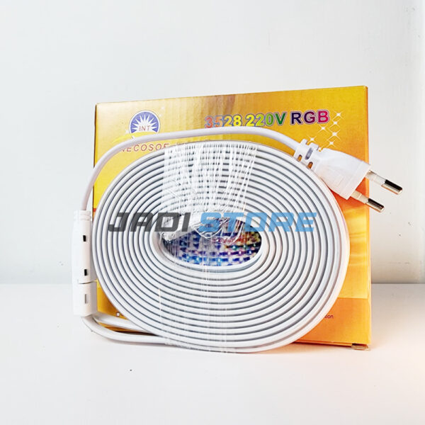 RGB Lampu Selang Lampu Dekorasi 17 Agustus Agustusan Natal Tahun Baru Lebaran LED RGB Warna Warni Rainbow Merah Putih 7M 7 M Meter - Gambar 3