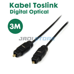 3M Kabel Cable Audio Optic Optik SPDIF Toslink Panjang 3M Kabel Cable Kable Optik Audio TV ke Speaker Kabel Optical Audio Toslink Digital Audio RCA AUX SPDIF 3M - Gambar 3