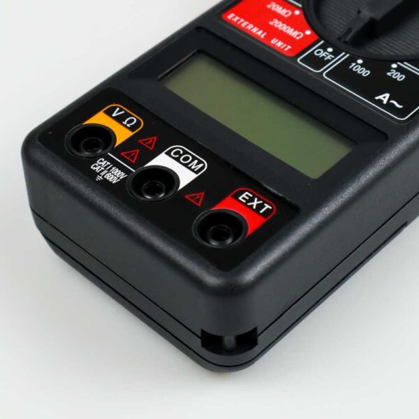 JUNEJOUR Digital Clamp Multimeter Tang Ampere DT266 Digital Clamp Meter Tang Ampere Multitester Multimeter Digital Kabel Tester Ukur Arus Tegangan Listrik AC DC - Gambar 3