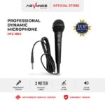Microphone Advance Mic-884 Mic Karaoke Profesional Dynamic Mic Kabel Microphone Mikrofon Mic Mik Kabel Speaker Karaoke