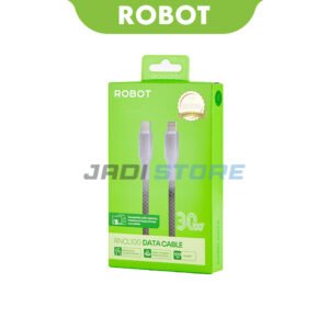 ROBOT RNCL100 Kabel Charger USB-C Type-C to Lightning iPhone 30W Fast Charging 1 Meter Nylon Braided Kabel Data Type C iPhone untuk Pengisian Daya Cepat dan Transfer Data hingga 480Mbps Kuat Tahan Lama - Gambar 6