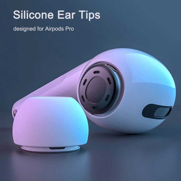 Centechia Karet Headset Earbuds Ear Buds Bud Ear Tip Silicone Replacement 3 Pair for Airpods Pro