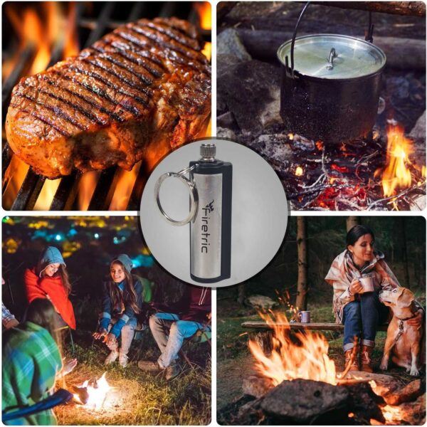 Firetric Gantungan Korek Api Unik Korek Api Mancis Minyak Outdoor Camping Waterproof Mini Murah Kunci Tas Kunci Pemantik Api Kunci Mobil Kunci Motor - Gambar 4
