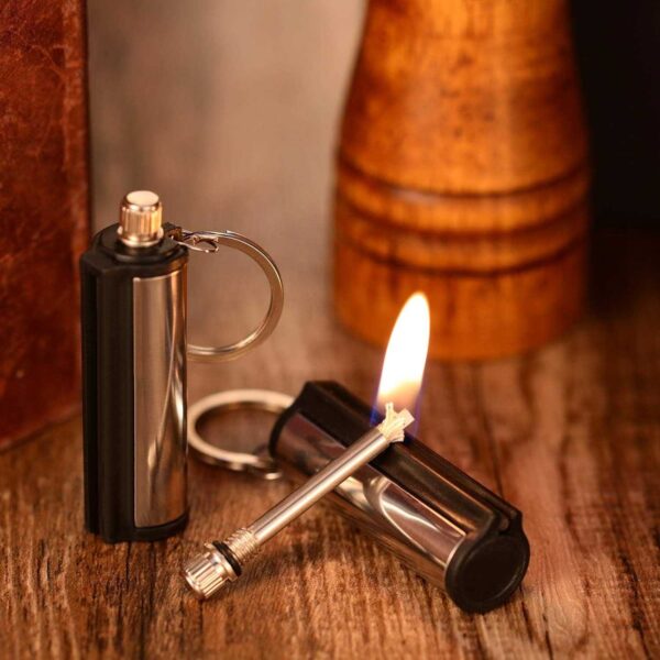 Firetric Gantungan Korek Api Unik Korek Api Mancis Minyak Outdoor Camping Waterproof Mini Murah Kunci Tas Kunci Pemantik Api Kunci Mobil Kunci Motor