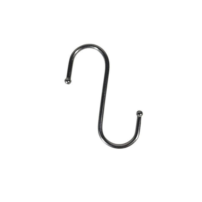 TaffHOME Gantungan S Stainless Steel Hook 10PCS 6cm Hanger Cantolan Besi Pengait Serbaguna Anti Karat untuk Dapur Kamar Mandi Lemari Rak Pakaian Handuk Peralatan Rumah Tangga Warna Silver - Gambar 2