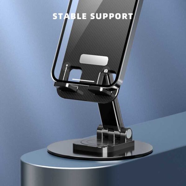 LinQi Stand Smartphone Universal Holder Foldable Rotating 360 - LQ03 Phone Smartphone Stand Holder Dudukan Tatakan Tempat HP di Meja Kerja - Gambar 2