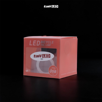 TaffLED Lampu Belakang Sepeda ZH097 LED USB Rechargeable Tail Light Waterproof IPX2 5 Mode Lampu Merah Safety Warning Rear Light untuk MTB Road Bike Sepeda Gunung Sepeda Lipat BMX Ontel Anak Dewasa Aksesoris Sepeda Black - Gambar 9