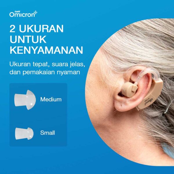 TaffOmicron Alat Bantu Dengar Hearing Aid Amplifier Telinga Earphone  Alat Bantu Dengar Telinga Anak Lansia Powertone Earphone Alat Bantu Dengar Pengeras Suara Hearing Aid JZ-1088A - Gambar 3