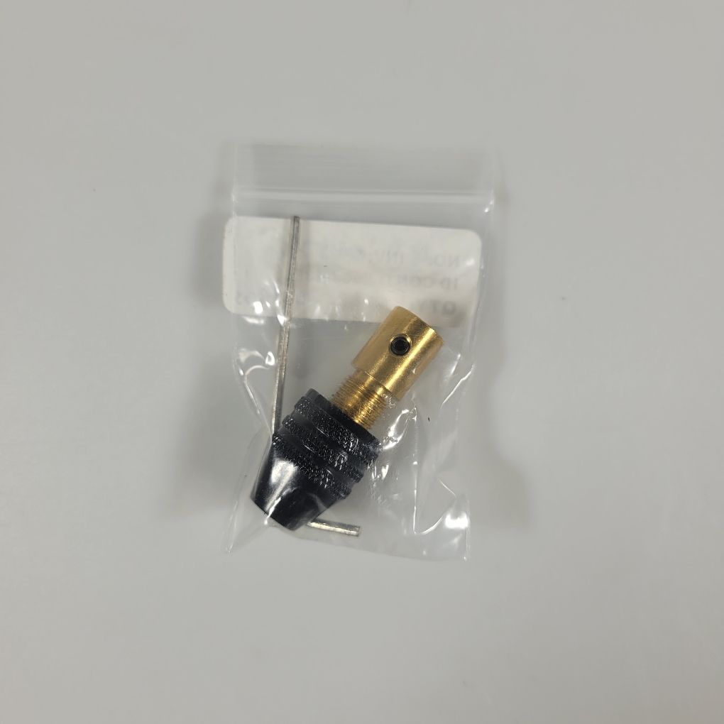 Xzante Adapter Mata Bor Drill Chuck Extension Three Jaw Head 0.3-3.5mm Keyless Chuck Converter Quick Change Sambungan Kepala Bor Mini Drill Tanpa Collet Aluminium Kuningan Black Gold - Gambar 7