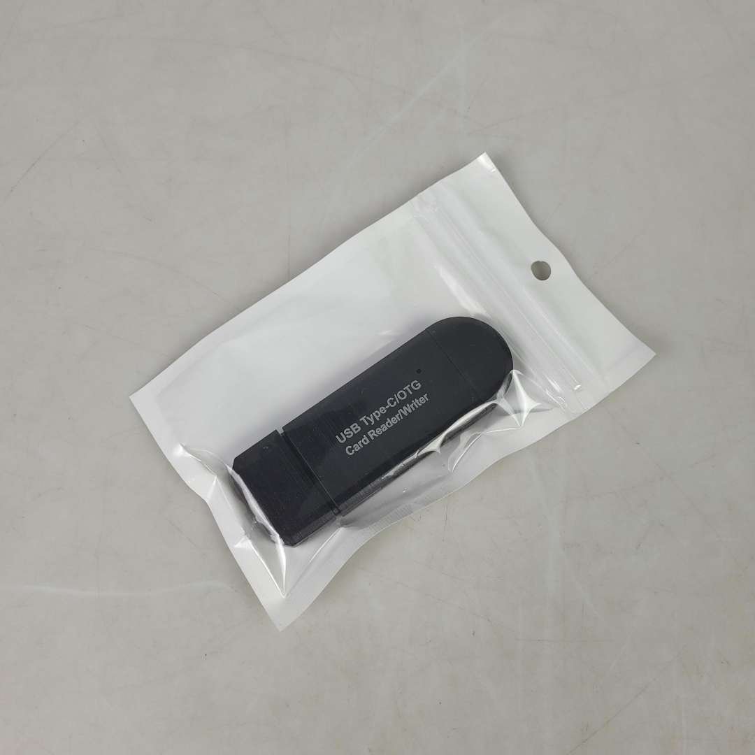 XZT Card Reader OTG 3in1 USB 2.0 Type C Micro USB SD Card MicroSD Cardreader Adapter Memory Card Reader Transfer Data OTG untuk Android Laptop PC Kamera USB Flash Drive SDHC Portable Hitam - Gambar 9