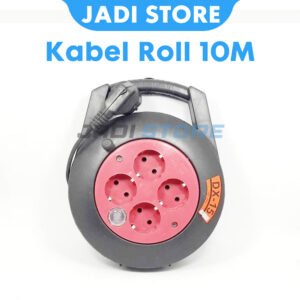 DEXTA Kabel Roll 10 Meter DX-15 Stop Kontak Arus Listrik Gulung Olor Colokan Lubang 4 - Kabel Rol Portable dengan Lampu LED Indikator Kabel Tembaga Asli Real Panjang 10M SNI Aman Awet Kuat - Sambungan Colokan Listrik Rumah Kantor Serbaguna Berkualitas - Gambar 5