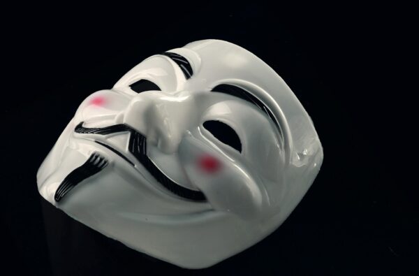 Topeng Anonymous V for Vendetta Topeng Pesta Mask Party Topeng Karnaval Agustus Agustusan Cosplay Full Face Topeng Karakter Hacker Unik Murah - Gambar 4