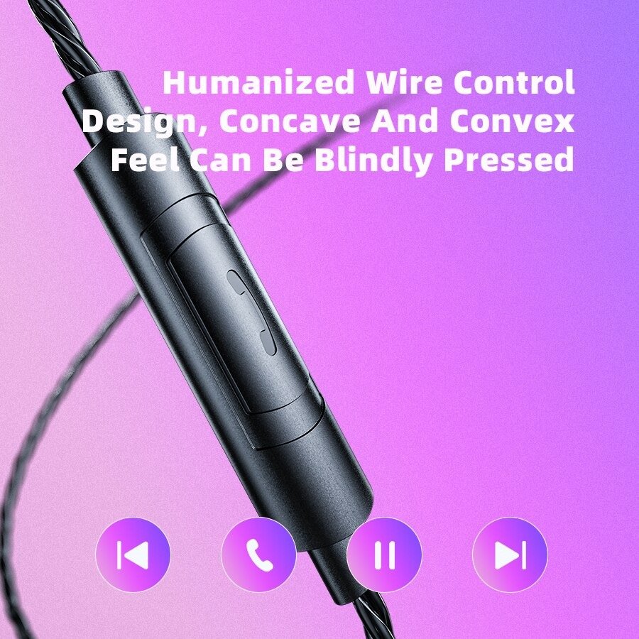 QKZ AK6-PRO Earphone In Ear HiFi 3.5mm Plug with Mic 11mm Driver Super Bass Noise Reduction Headset Kabel Stereo Sound untuk Musik Gaming Streaming HP Laptop Komputer Original - Gambar 9