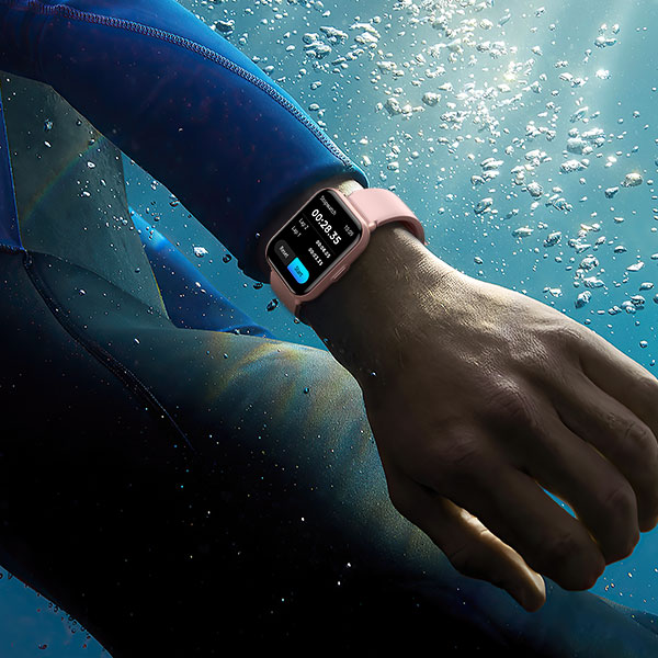 ROBOT Smartwatch RWS2 Black Water Resistant 10 Meter Bluetooth 5.3 Layar 1.83 Inch Muslim Friendly Arah Kiblat Smart Watch Pria Wanita 100+ Sport Mode Fitness Tracker Tahan Air Canggih Baterai Awet Garansi Resmi 1 Tahun - Gambar 5