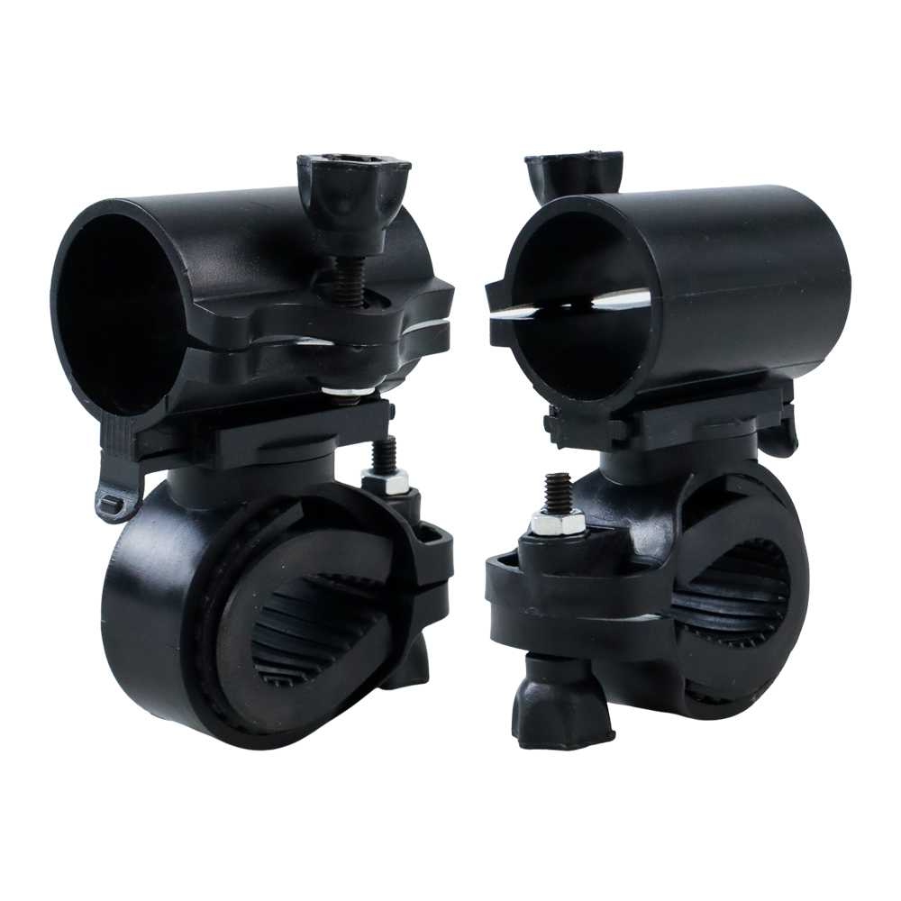 AloneFire Holder Senter Sepeda 360 Derajat Flashlight Bracket Mount - AB-2961 Dudukan Senter Sepeda Putar 360° Bracket Lampu Sepeda Holder Lampu Sepeda Universal Mounting Senter Sepeda Aksesoris Sepeda Gunung MTB Road Bike - Gambar 4
