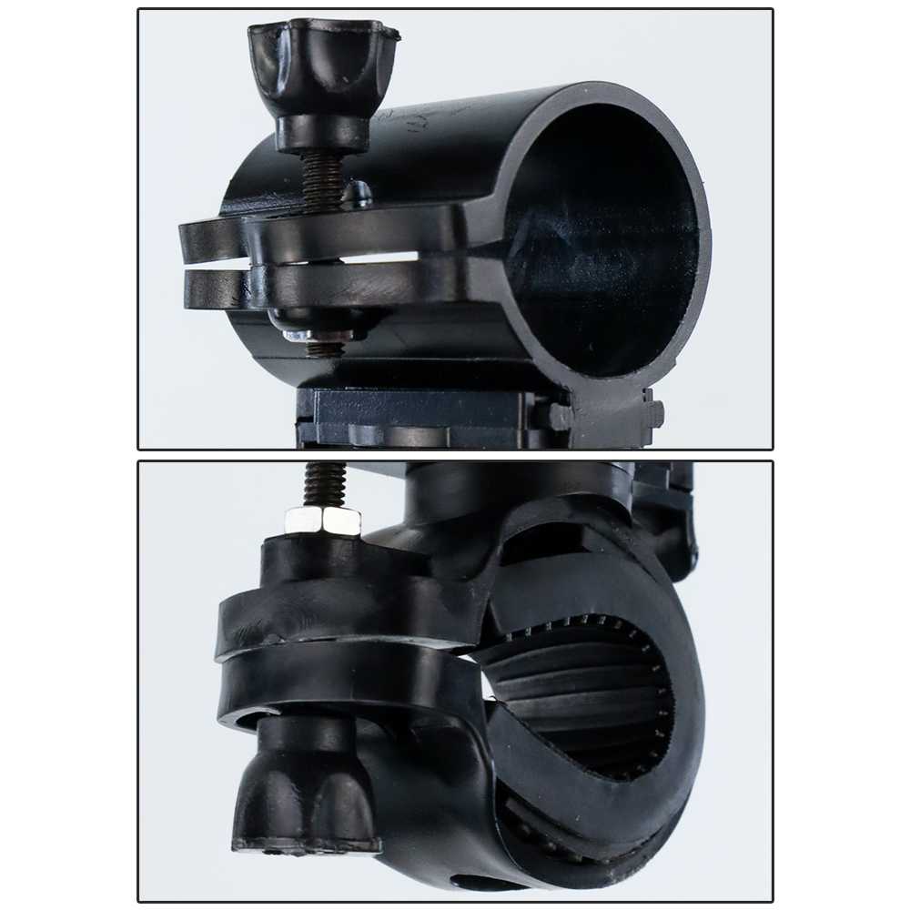 AloneFire Holder Senter Sepeda 360 Derajat Flashlight Bracket Mount - AB-2961 Dudukan Senter Sepeda Putar 360° Bracket Lampu Sepeda Holder Lampu Sepeda Universal Mounting Senter Sepeda Aksesoris Sepeda Gunung MTB Road Bike - Gambar 2