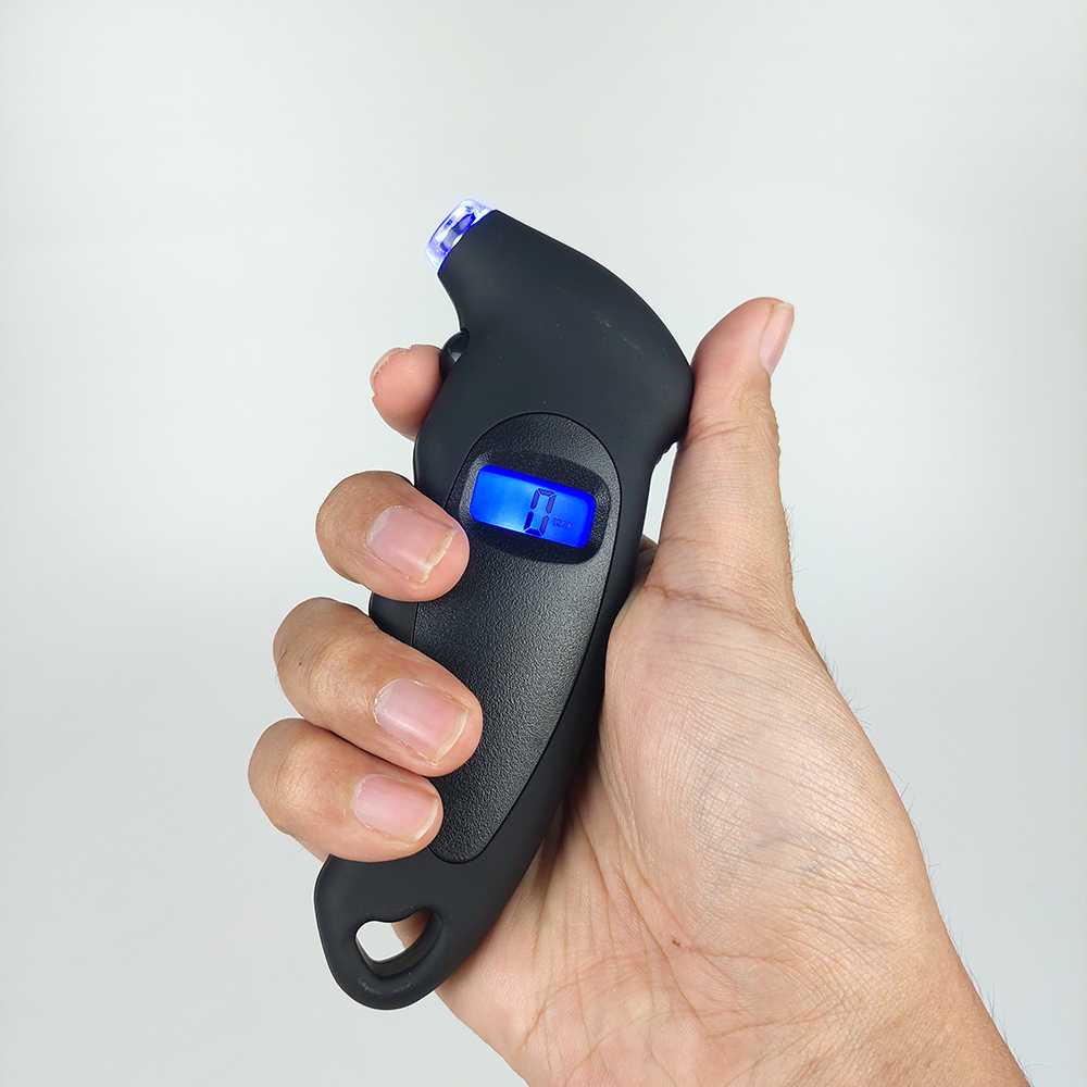 Hiperdeal Pengukur Tekanan Ban Mobil Digital Tire Gauge LCD Manometer AG13 Alat Ukur Tekanan Angin Ban Mobil Motor Presisi Portable Otomatis Digital Pressure Tester Alat Cek Angin Ban dengan Layar LCD - Gambar 3