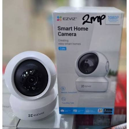 EZVIZ C6N 2MP Kamera CCTV WiFi Indoor Smart IP Camera Full HD 1080P 360 Pan Tilt Auto Tracking Night Vision Two Way Audio Deteksi Gerak MicroSD 256GB Monitoring Android iOS Garansi Resmi Original - Gambar 5