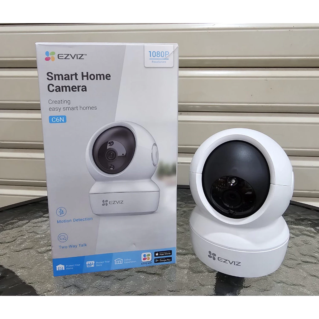 EZVIZ C6N 2MP Kamera CCTV WiFi Indoor Smart IP Camera Full HD 1080P 360 Pan Tilt Auto Tracking Night Vision Two Way Audio Deteksi Gerak MicroSD 256GB Monitoring Android iOS Garansi Resmi Original - Gambar 4