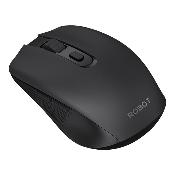 ROBOT Mouse Wireless M370 2.4GHz Silent Klik Optical 3200DPI Mouse Nirkabel PC Laptop Komputer Original Garansi 1 Tahun Hemat Baterai Responsif Ringan Ergonomis Untuk Kerja Gaming Office Desain Portable - Gambar 2