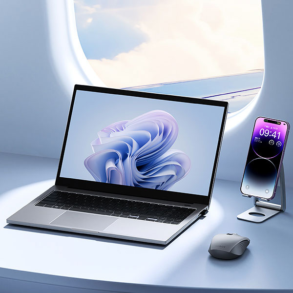 ROBOT Mouse Wireless M370 2.4GHz Silent Klik Optical 3200DPI Mouse Nirkabel PC Laptop Komputer Original Garansi 1 Tahun Hemat Baterai Responsif Ringan Ergonomis Untuk Kerja Gaming Office Desain Portable - Gambar 5