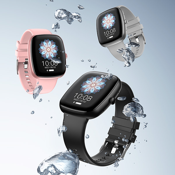 VIVAN VWF1 Smart Watch TFT 1.83 Inch 1ATM Water Resistant Safe for Diving AI Voice Bluetooth Call 130+ Sports Mode Baterai Tahan 7 Hari Smartwatch Original Garansi Resmi Untuk Android iOS Pria Wanita - Gambar 3