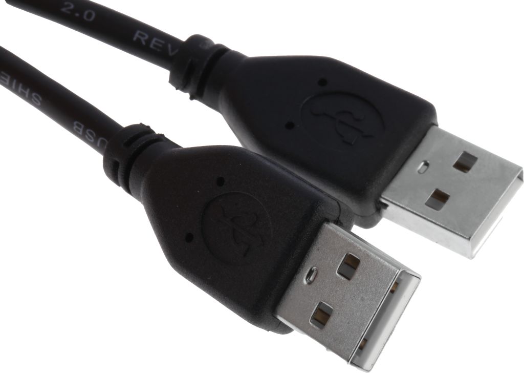 Cabel Cable Kabel USB Male to Male 1.5M 1.5 Meter 1.5 M USB Male to Male Kabel Data 1.5 Meter High Quality Warna Hitam Kabel Penghubung PC Komputer Laptop Harddisk Printer USB 2.0 Kabel Transfer Data Male to Male 1.5M Durable Strong Fast Connect - Gambar 2